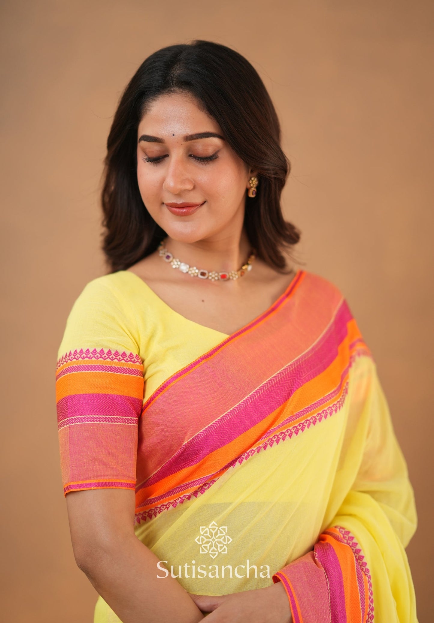 Dhiyona SS Sutisancha Handwoven Bliss Bengal Cotton Saree