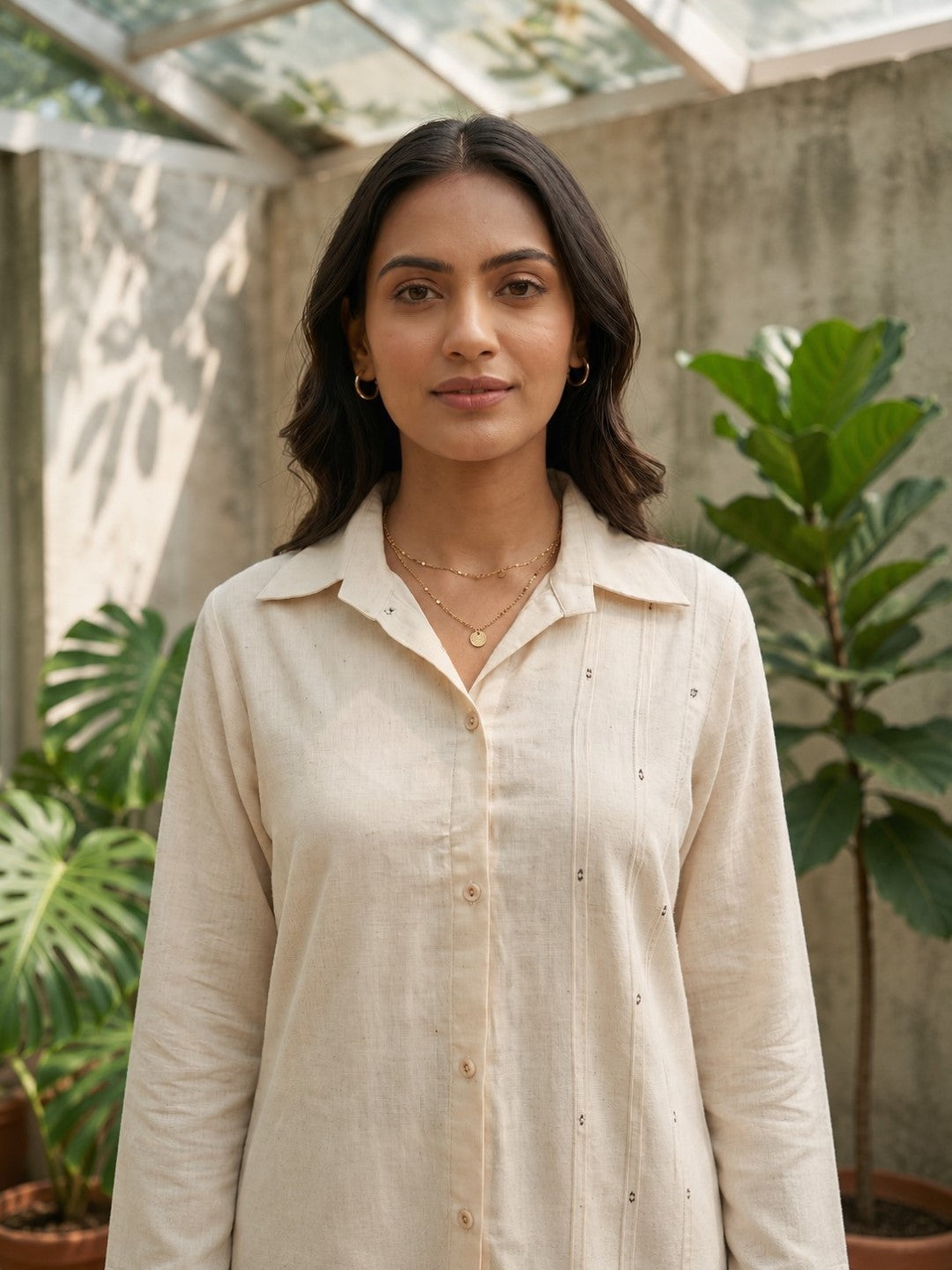 Marda Indi Embroidery Cotton Co-Ord Set