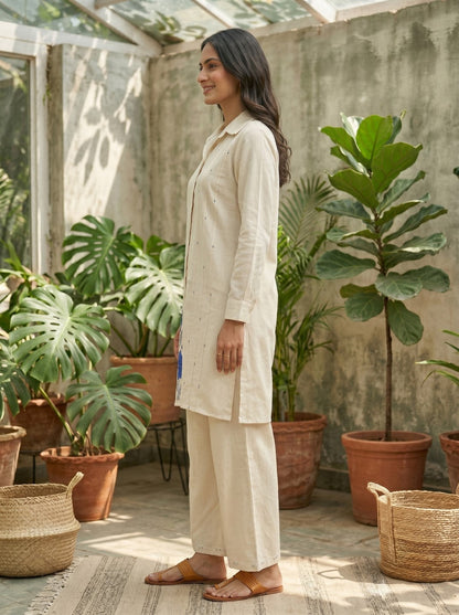 Marda Indi Embroidery Cotton Co-Ord Set