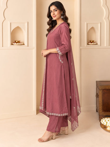 Meloni Rose Full Work Suit Set