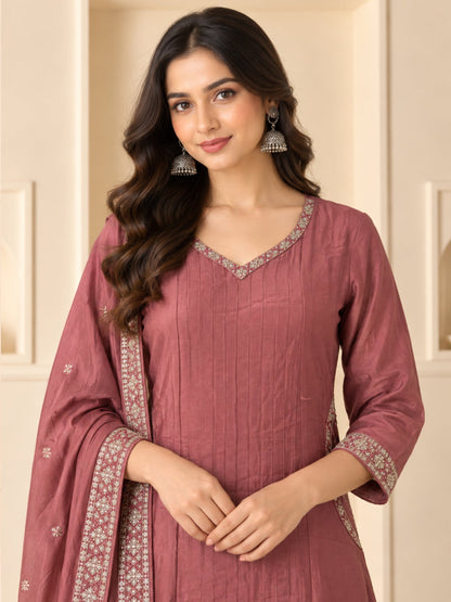 Meloni Rose Full Work Suit Set