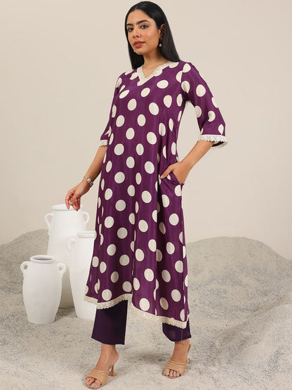 Women Floral Printed Regular Kurta with Trousers & With Dupatta