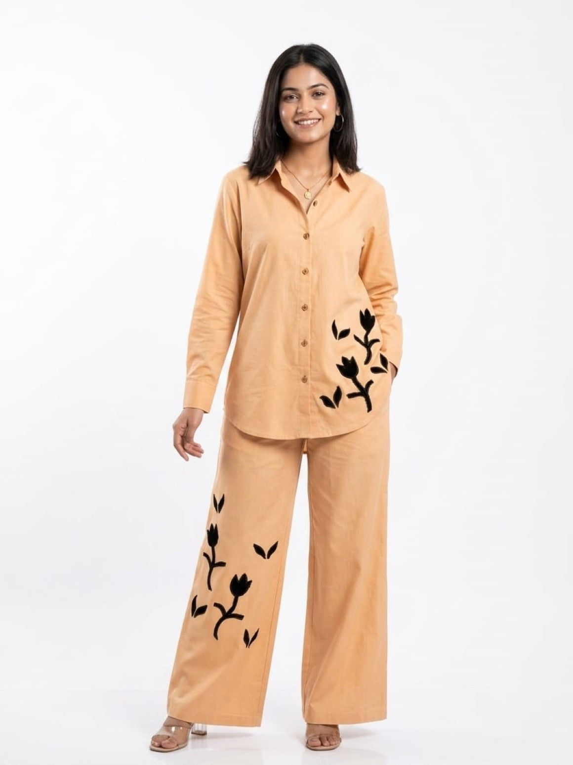 Molly twanny applique cotton co-ord set