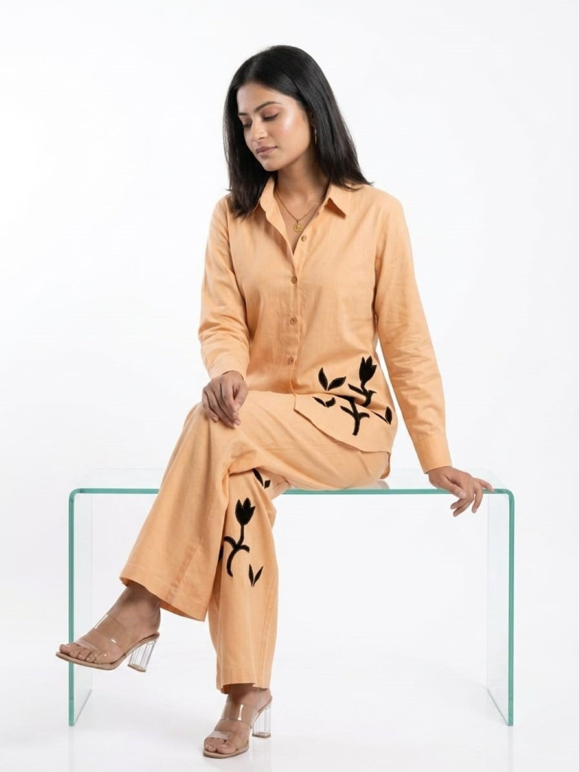 Molly twanny applique cotton co-ord set