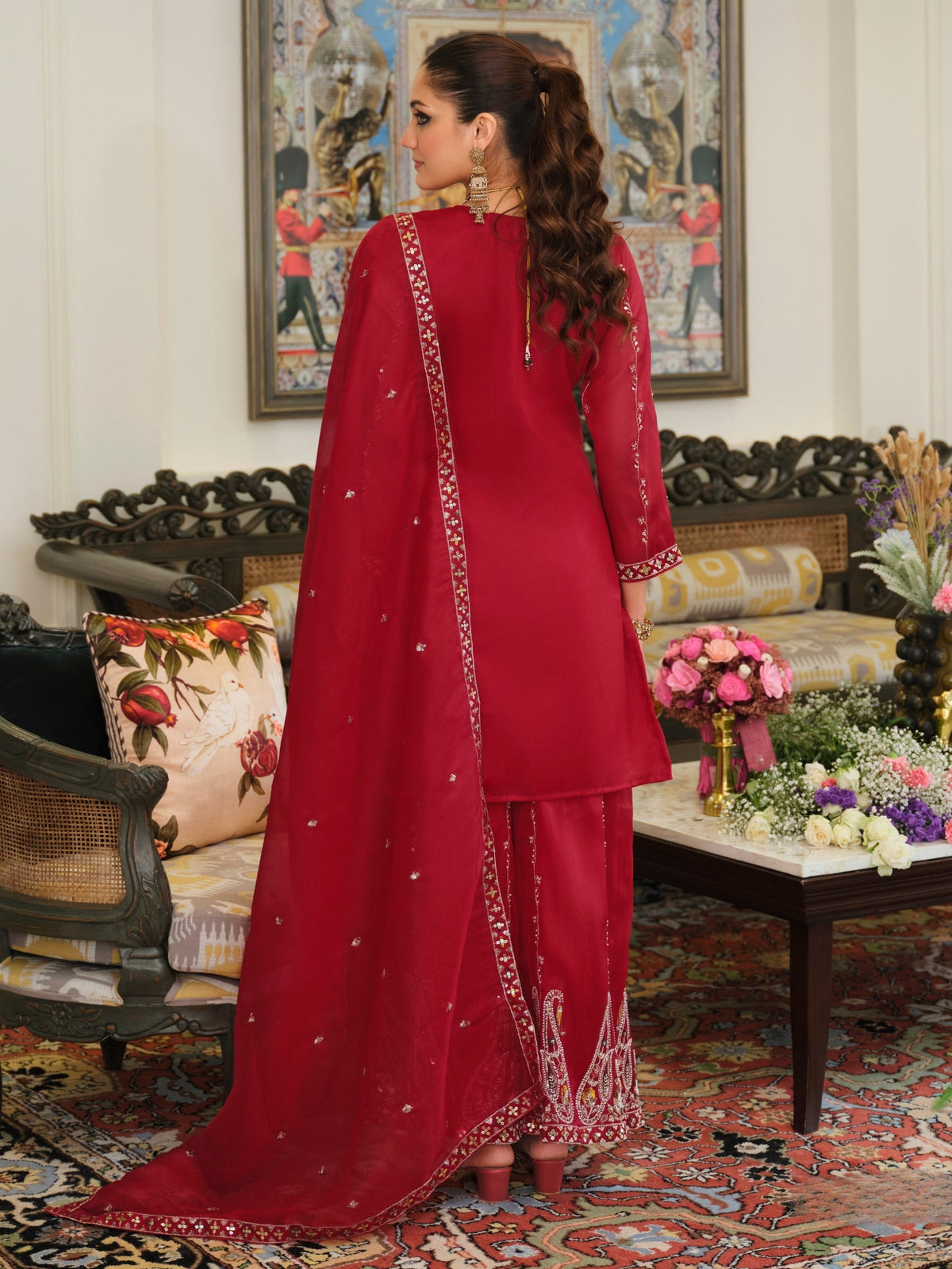 Morvee Scarlet Full Work Suit Set