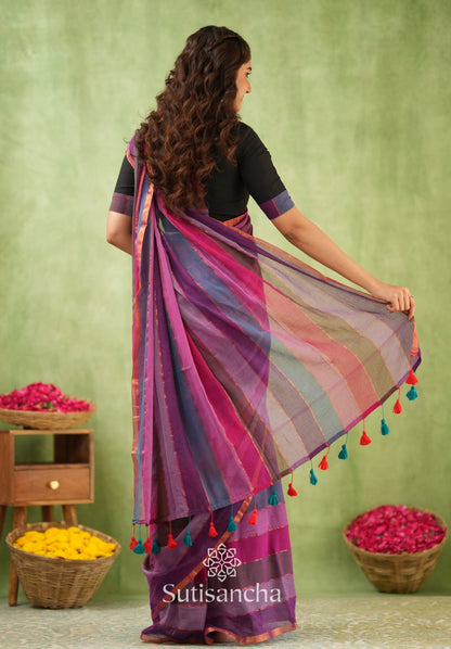 Dhiyona SS Threads of Joy – Multicolor Mul Cotton Magic