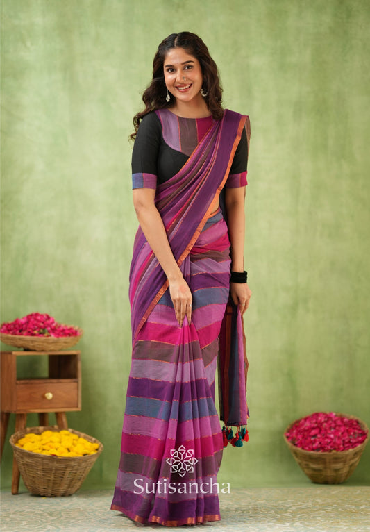 Dhiyona SS Threads of Joy – Multicolor Mul Cotton Magic