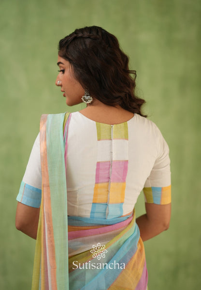 Dhiyona SS Threads of Joy – Multicolor Mul Cotton Magic