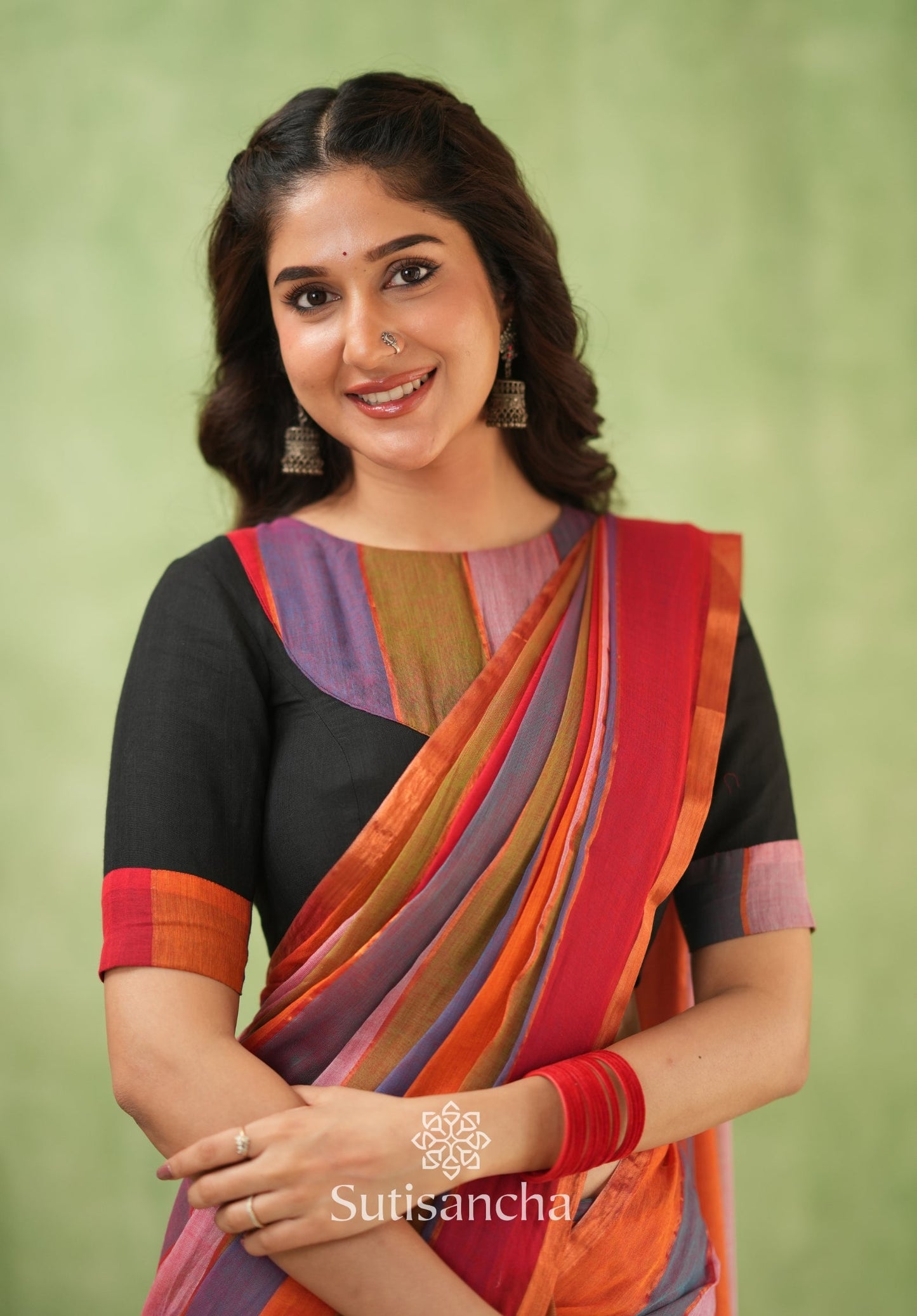 Dhiyona SS Threads of Joy – Multicolor Mul Cotton Magic