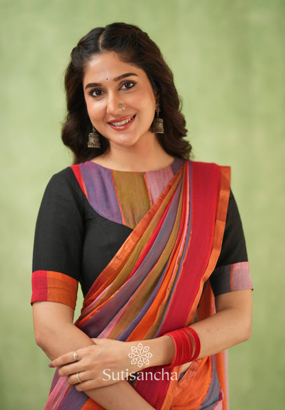 Dhiyona SS Threads of Joy – Multicolor Mul Cotton Magic