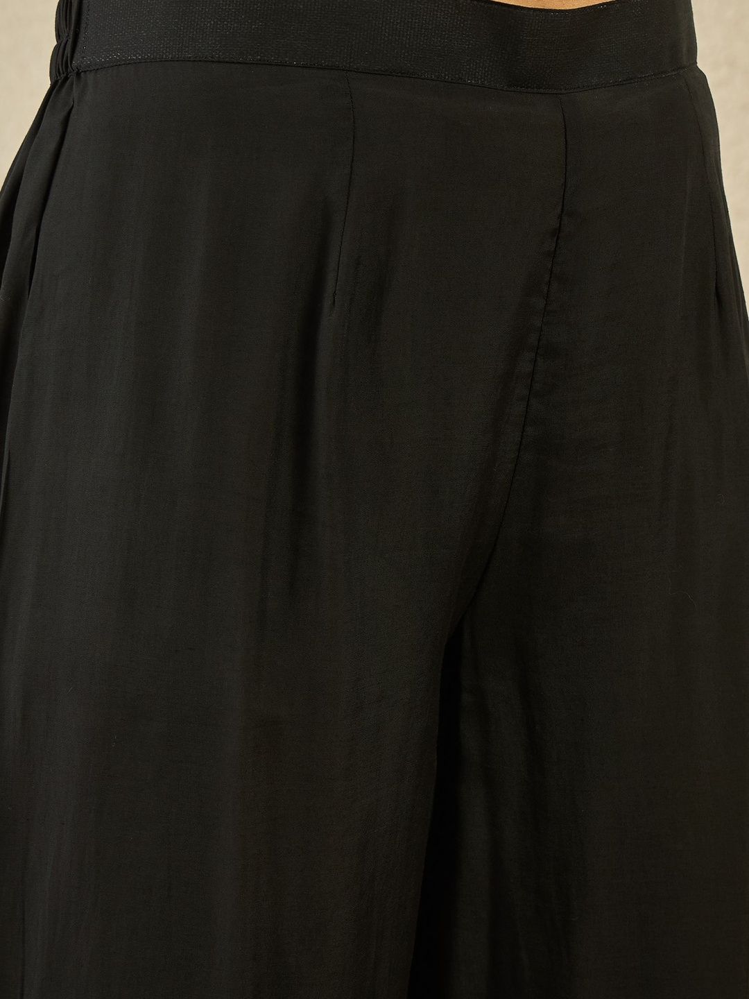 Dhiyona IN Women Ethnic Motifs Embroidered Tiered Sequinned Kurta with Palazzos & With Dupatta