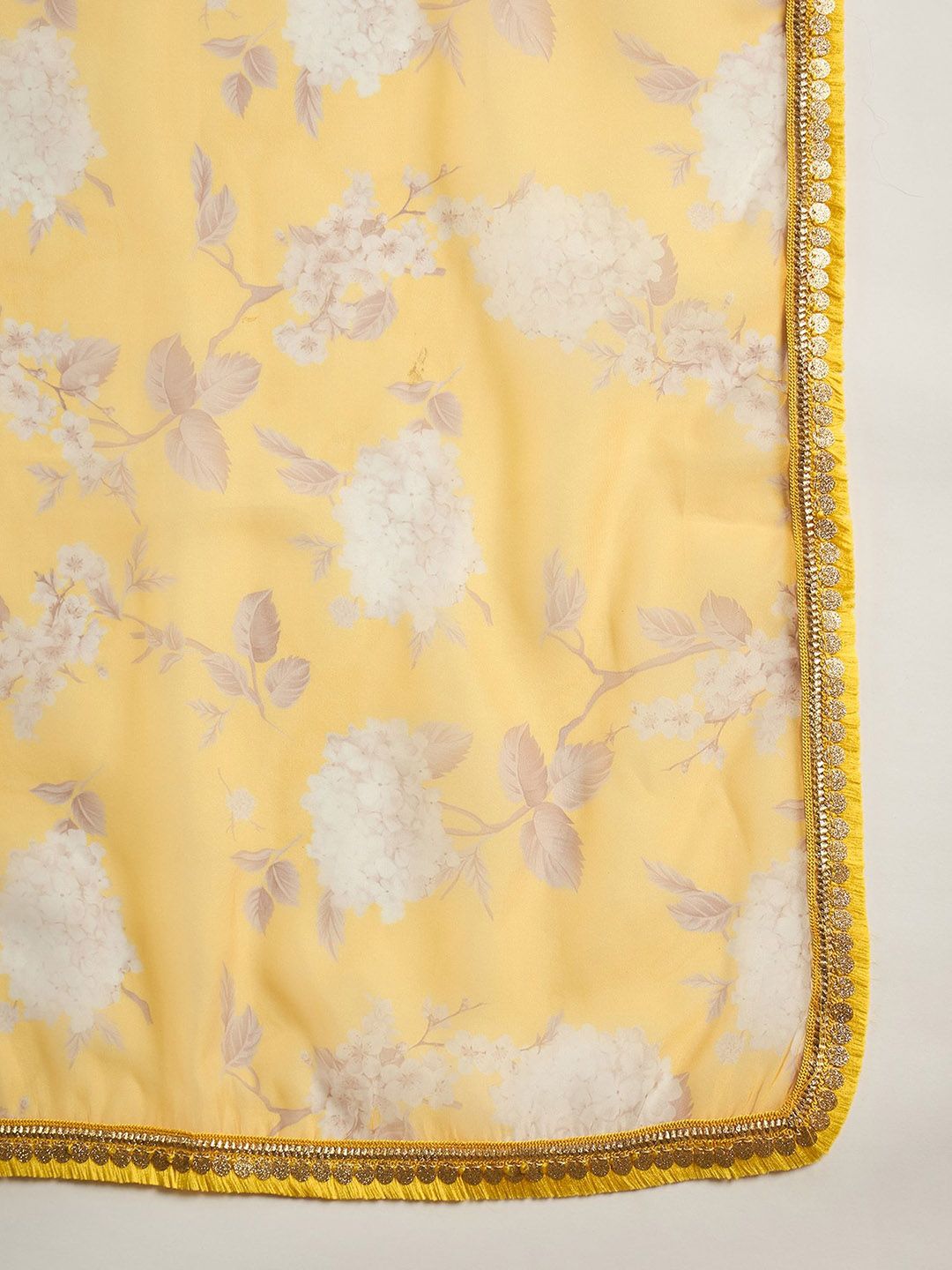 Dhiyona SN Floral Printed Kurta With Sharara & Dupatta
