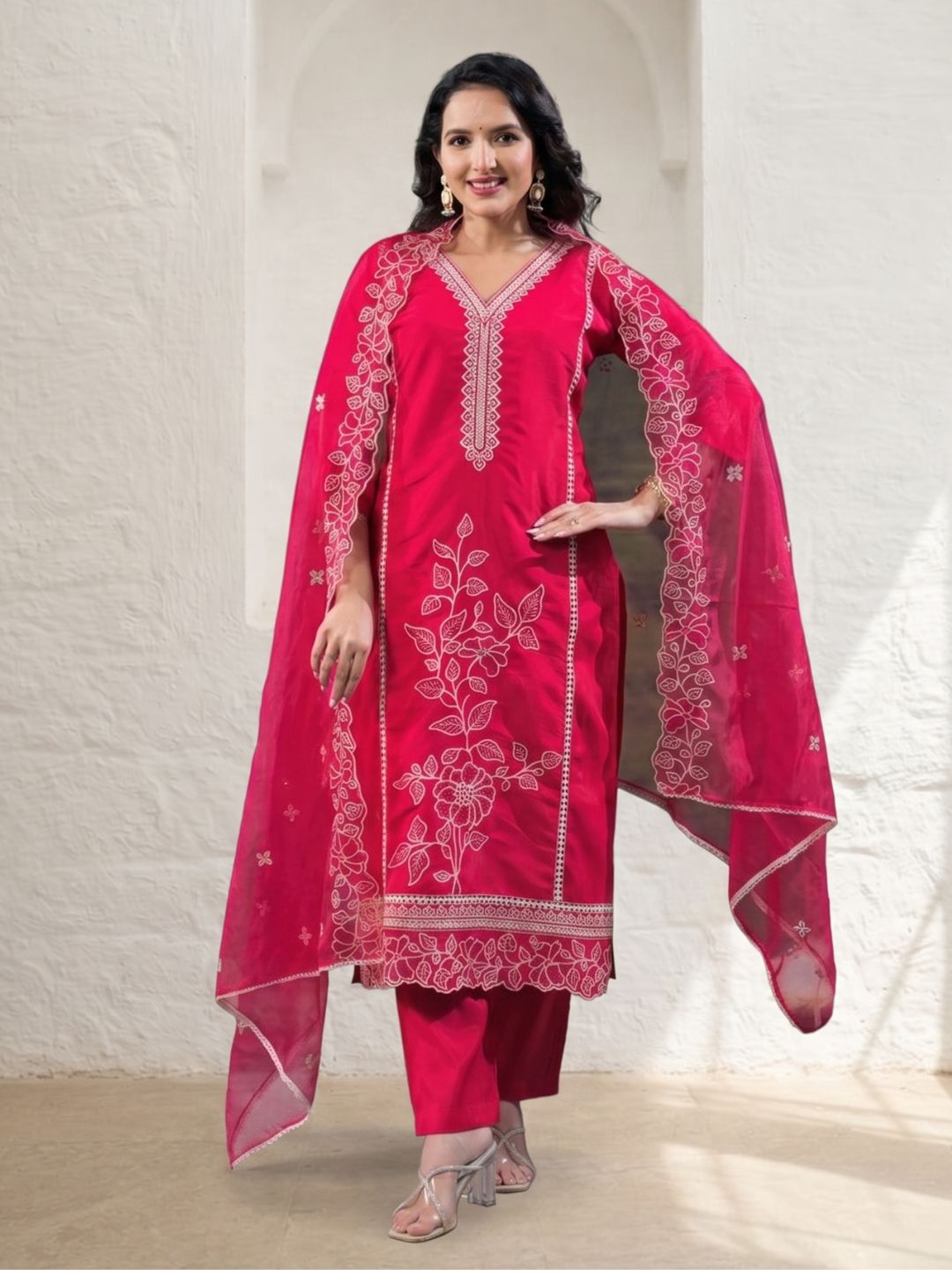 Morni Carmine Full Work Suit Set