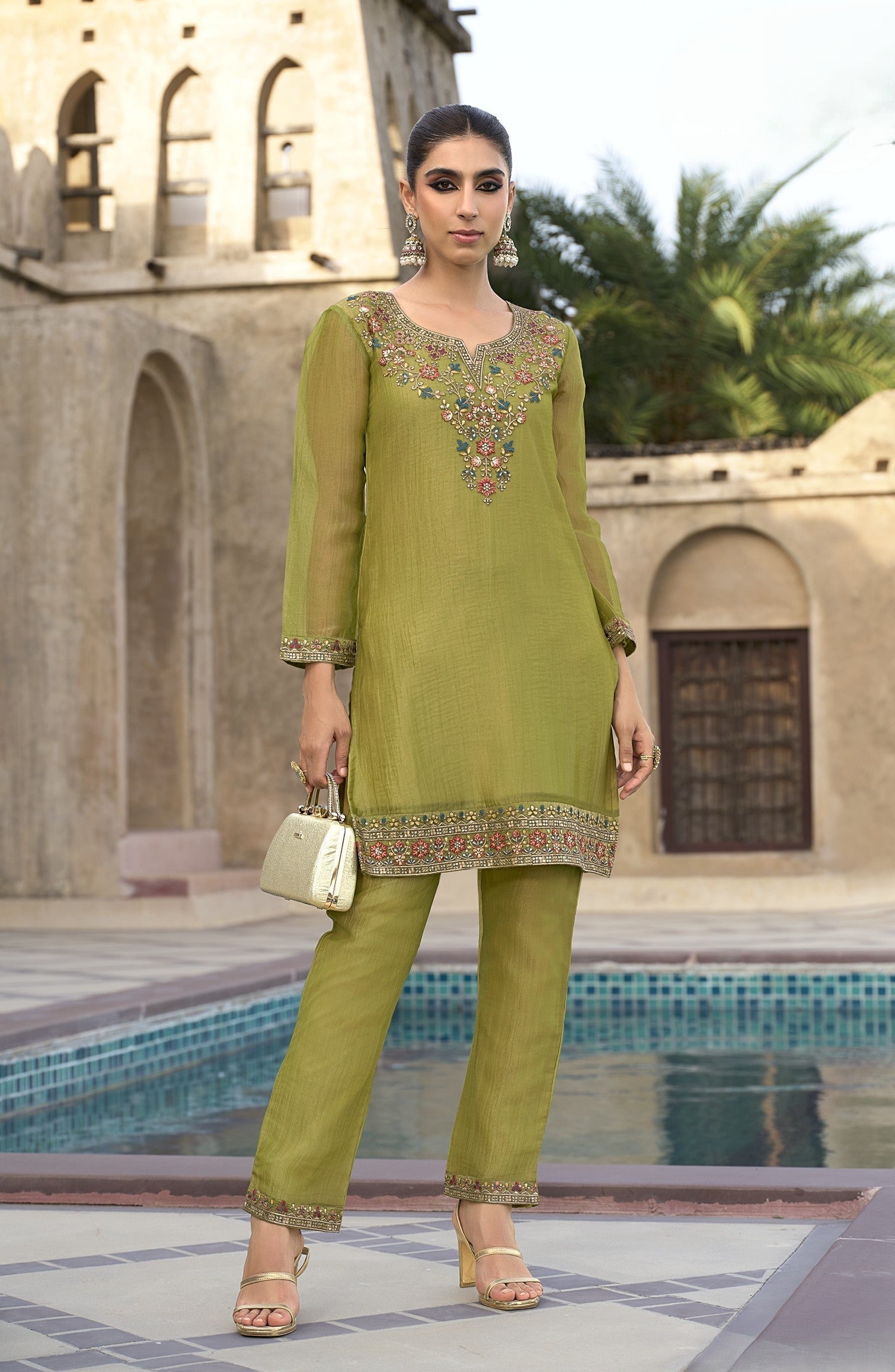 Rajshree Fern work co-ord set