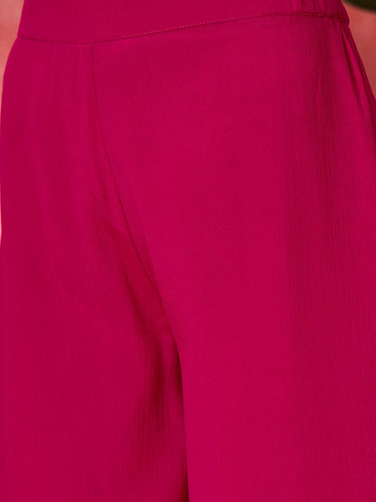 Dhiyona SN Sequinnd Woven Design Straight Kurta & Palazzo With Dupatta