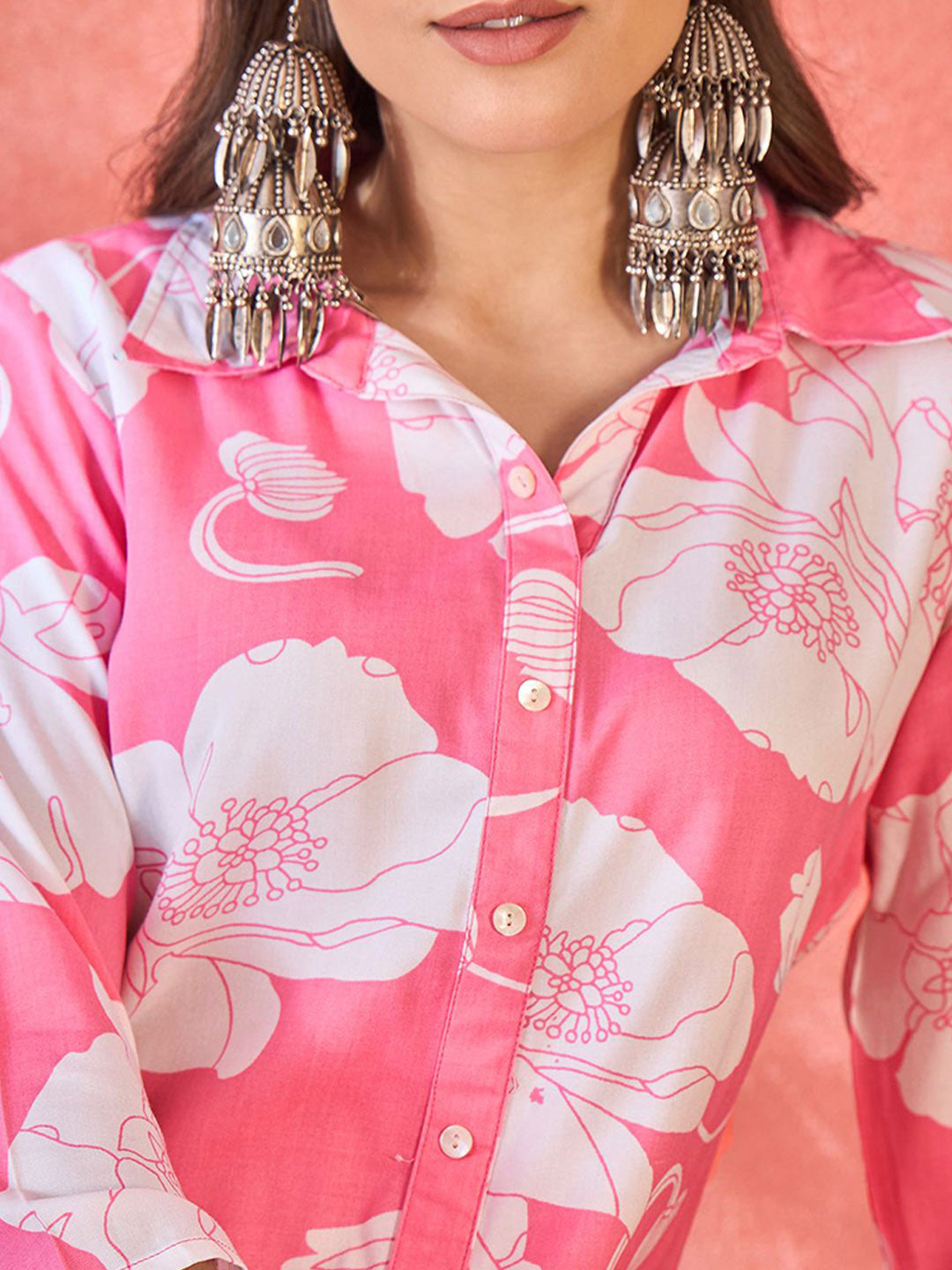 Women Floral Printed Kurta with Palazzo