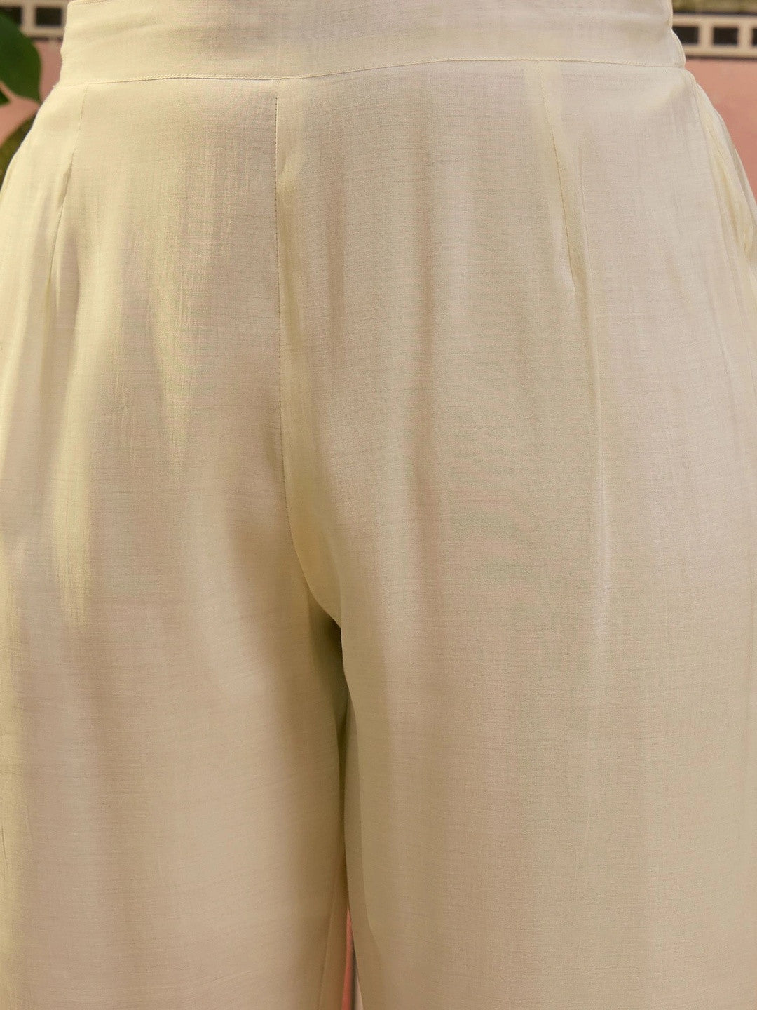 Women Embroidered Regular Mirror Work Kurta with Trousers & With Dupatta