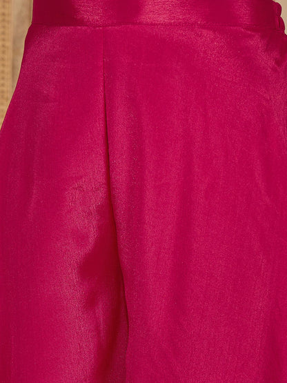 Dhiyona SN Embroidered Kurta & Palazzos with Dupatta Set