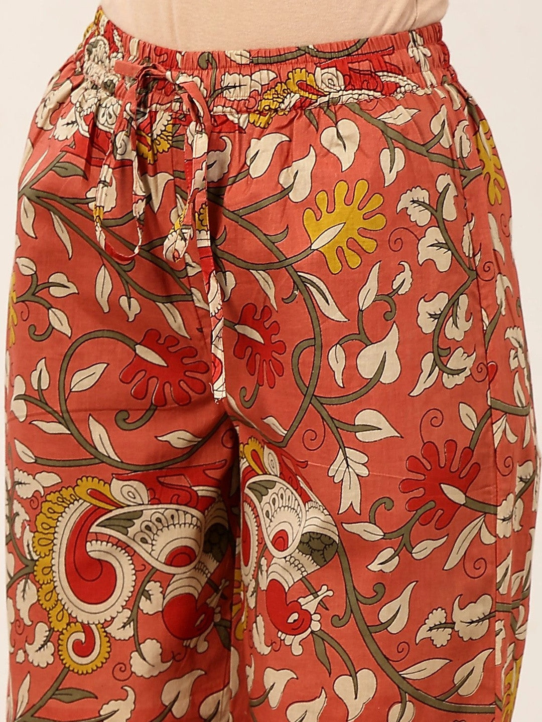 Women Ethnic Motifs Regular Pure Cotton Kurta with Trousers & With Dupatta