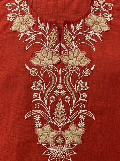 Opela Fire Handwork Embrodiery Suit Set