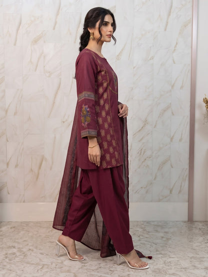 Parul mulberry cotton farshi suit set