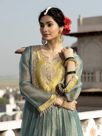 Pavni Jade Full Handwork Suit Set