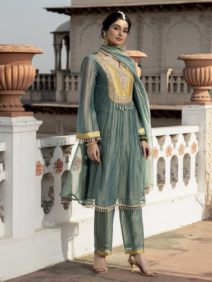 Pavni Jade Full Handwork Suit Set