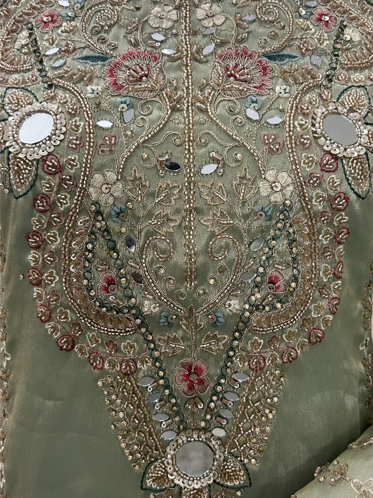 Pavni Matcha Full Heavy Work Suit Set