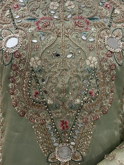 Pavni Matcha Full Heavy Work Suit Set