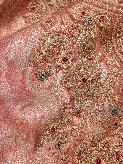 Pavni Rose Full Handwork Farshi Suit Set
