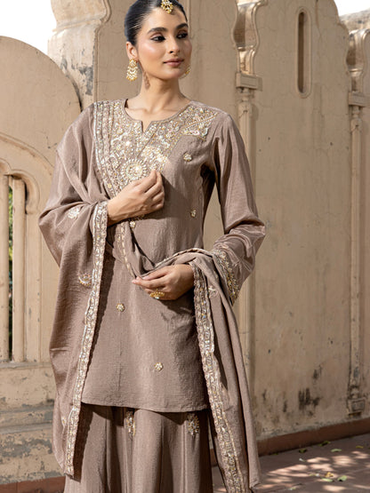 Pavni Russet Full Work Suit Set