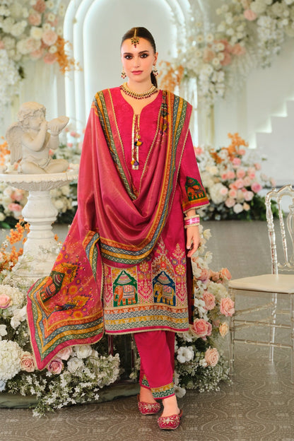 Sarvada crimson Full Work Suit Set