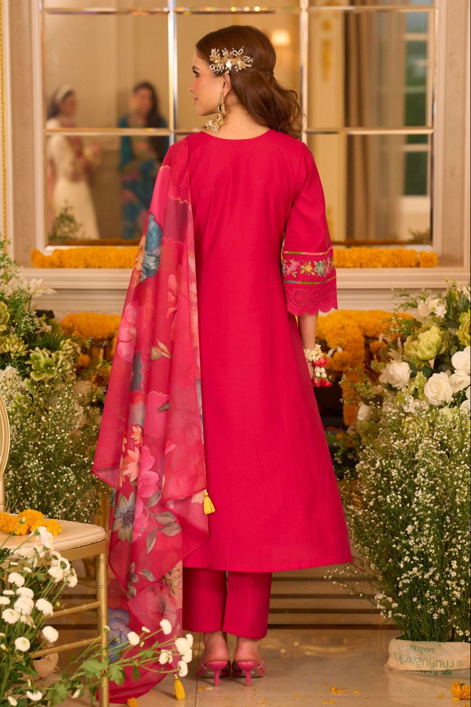 Nazia Rouge Embroidery Full Work Suit Set