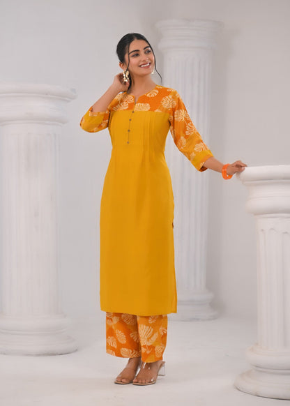 Sneha Sunrise Printed Kurta Pant Set