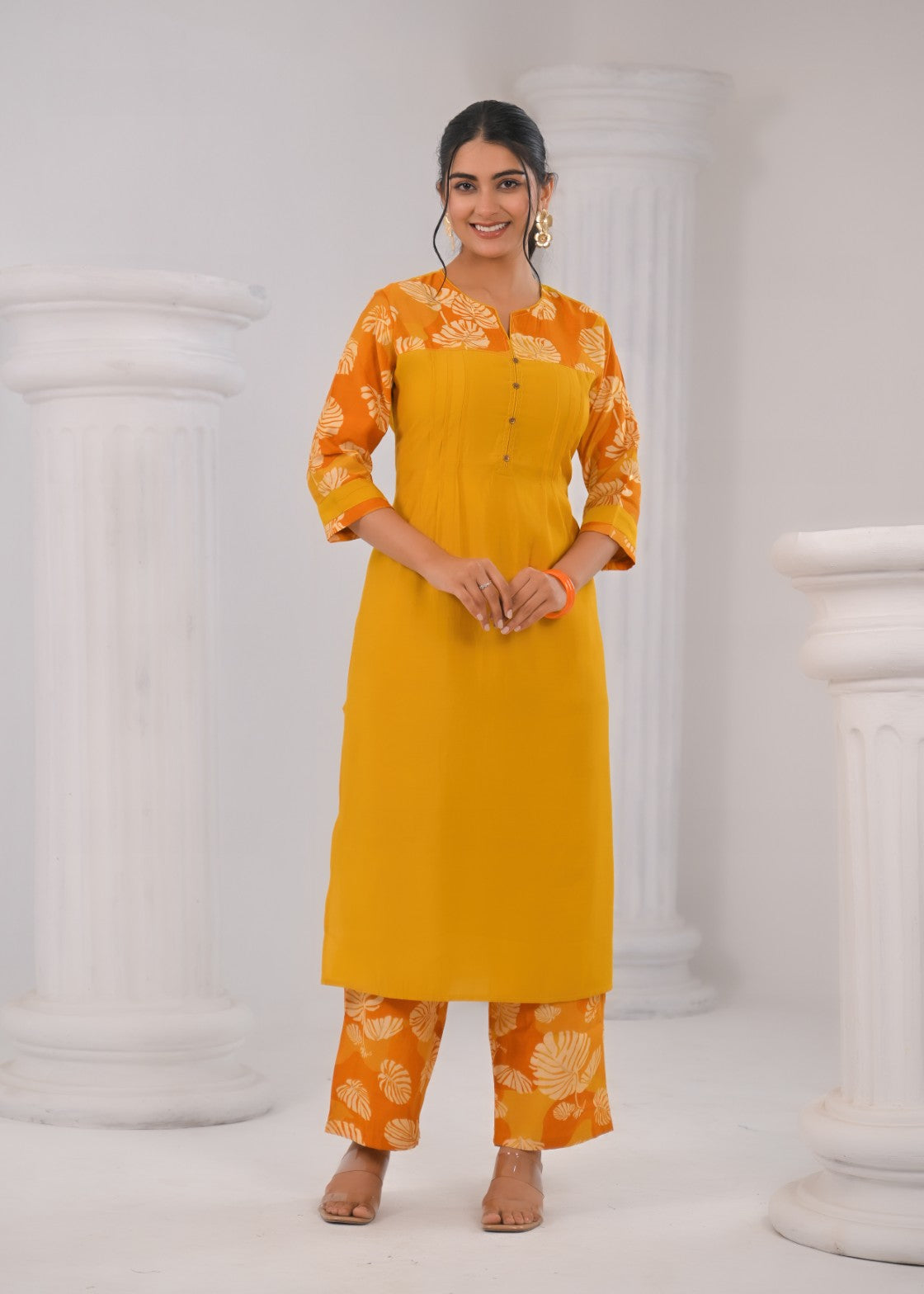 Sneha Sunrise Printed Kurta Pant Set