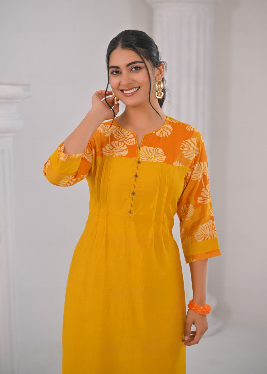 Sneha Sunrise Printed Kurta Pant Set