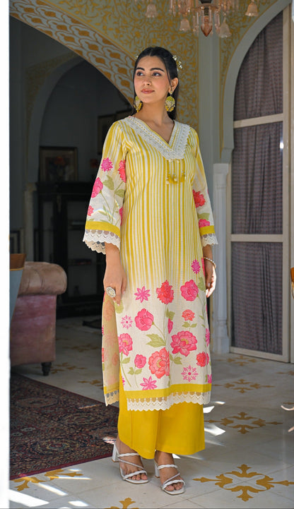 Punita Amber Cotton Suit Set
