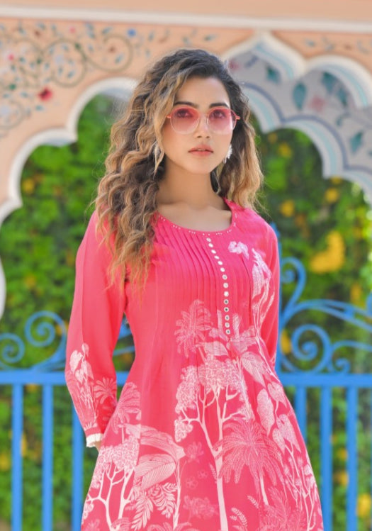 Iti Punch Printed Cotton Co-ord Set