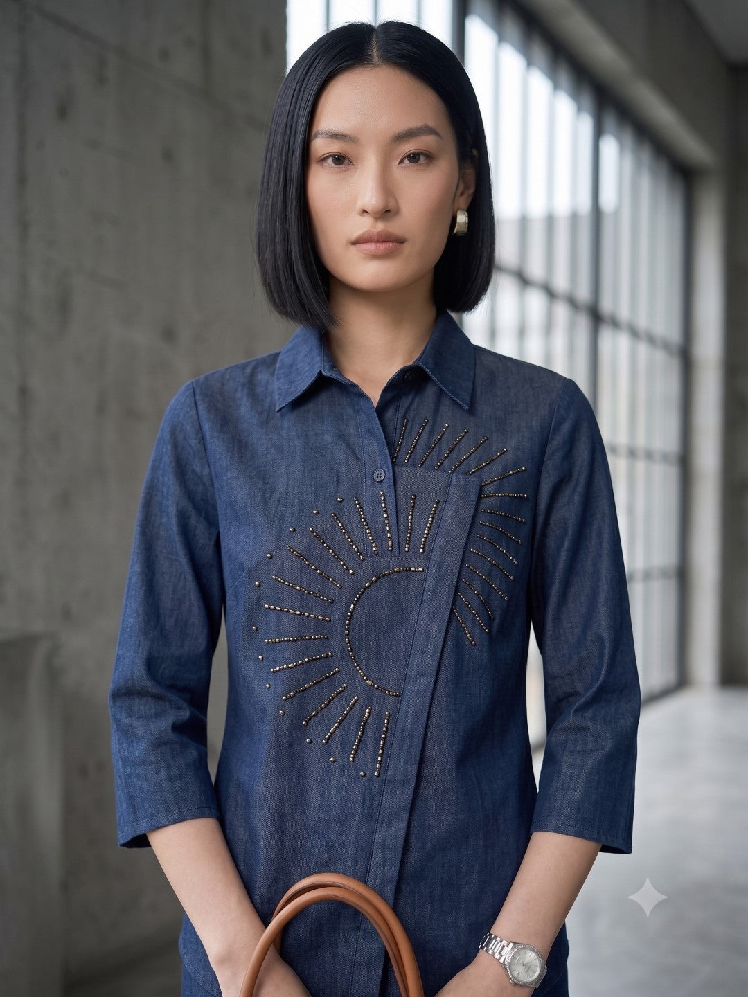 Prisha berlin denim co-ord set