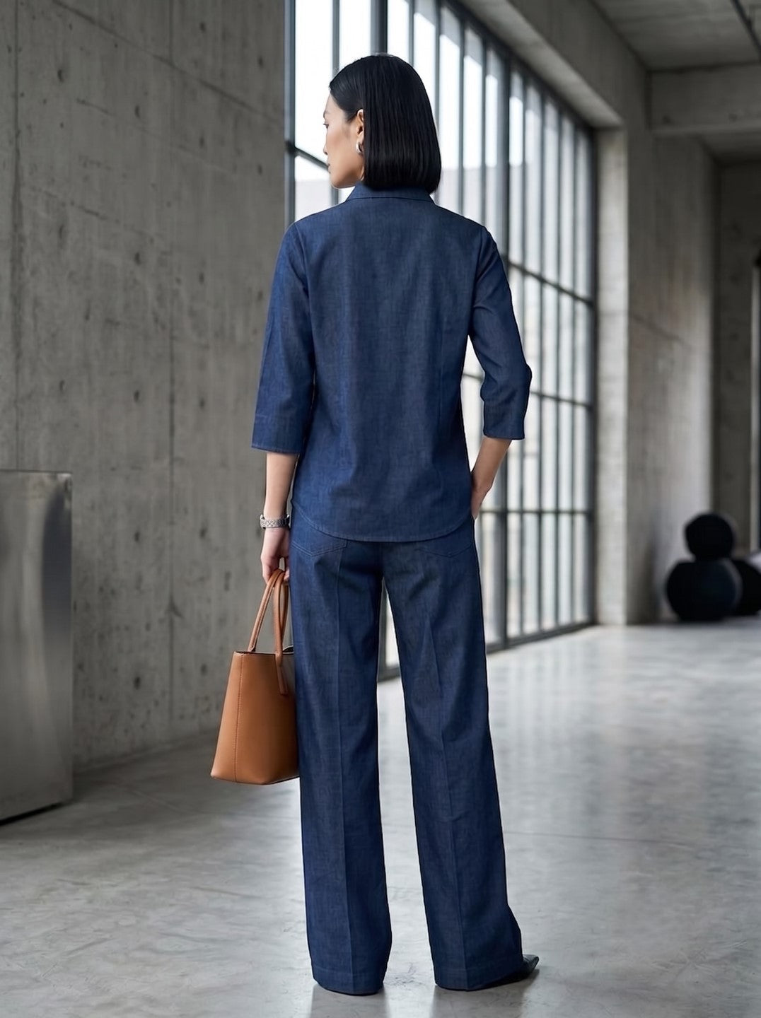 Prisha berlin denim co-ord set
