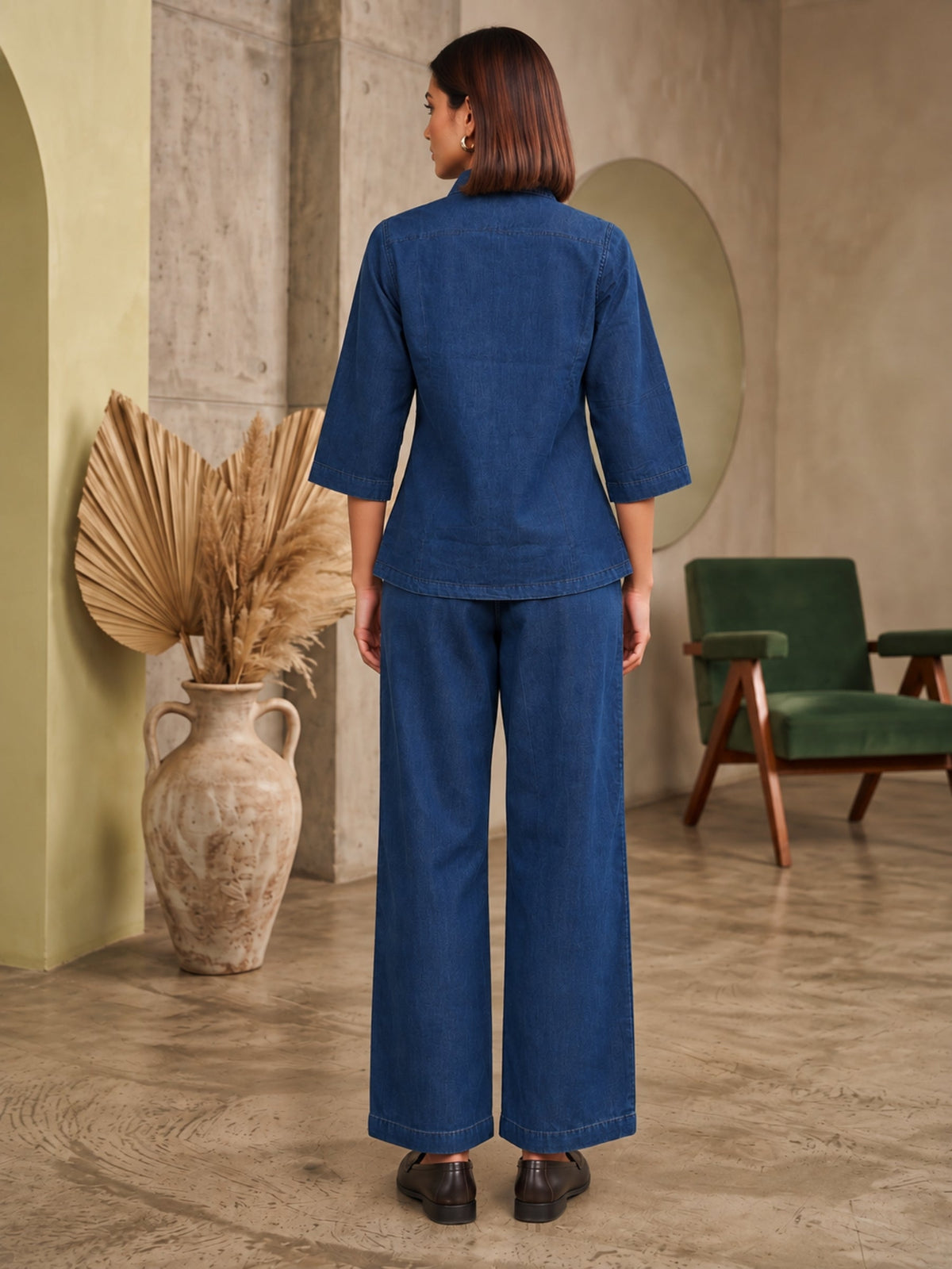 Prisha Brazil Denim Co-Ord Set