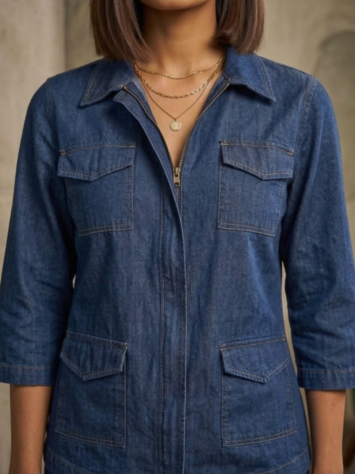 Prisha Brazil Denim Co-Ord Set