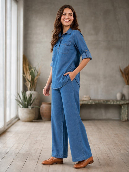 Prisha Cannes Denim Co-Ord Set