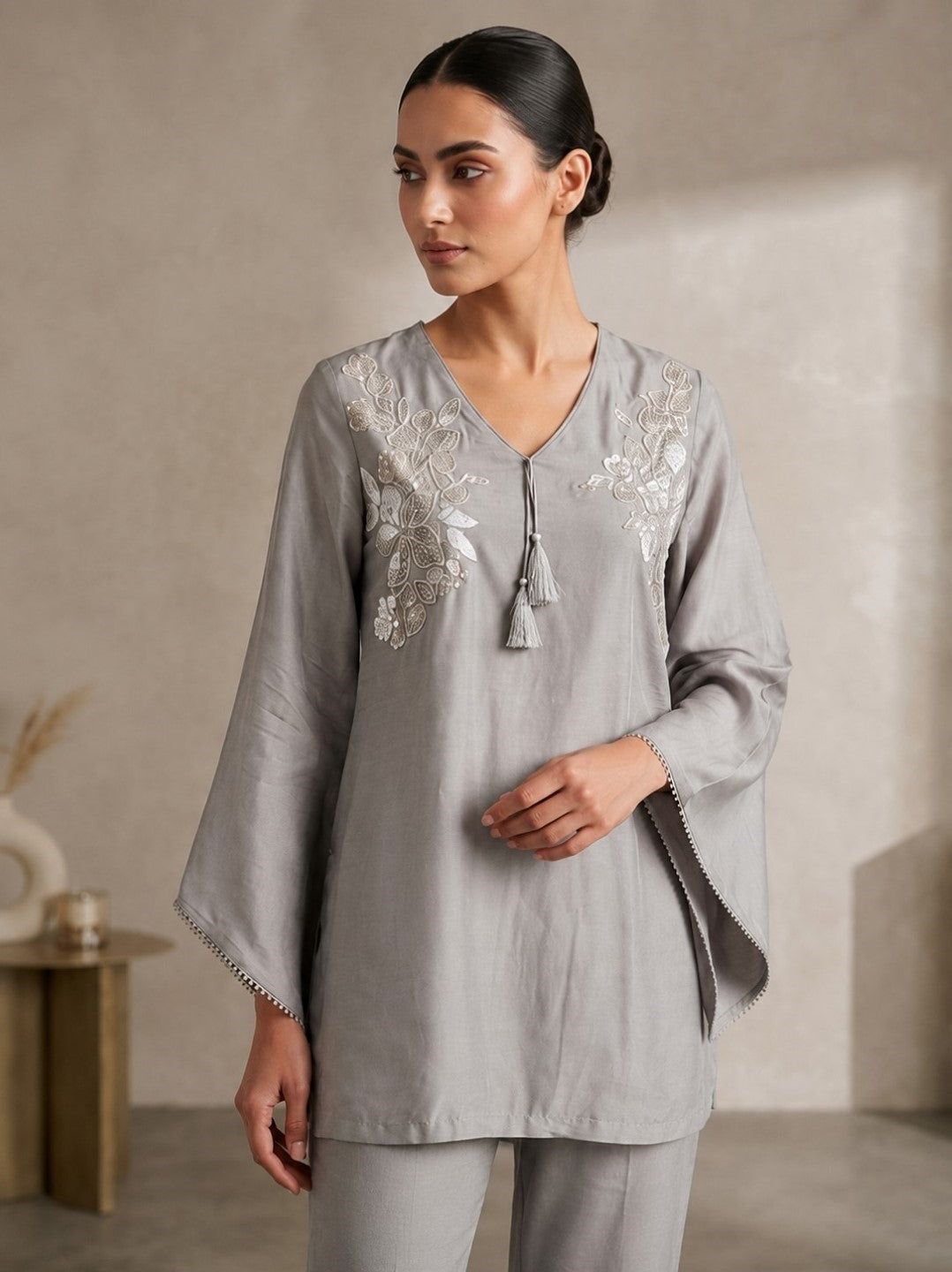 Prisha Chroma Applique Co-Ord Set