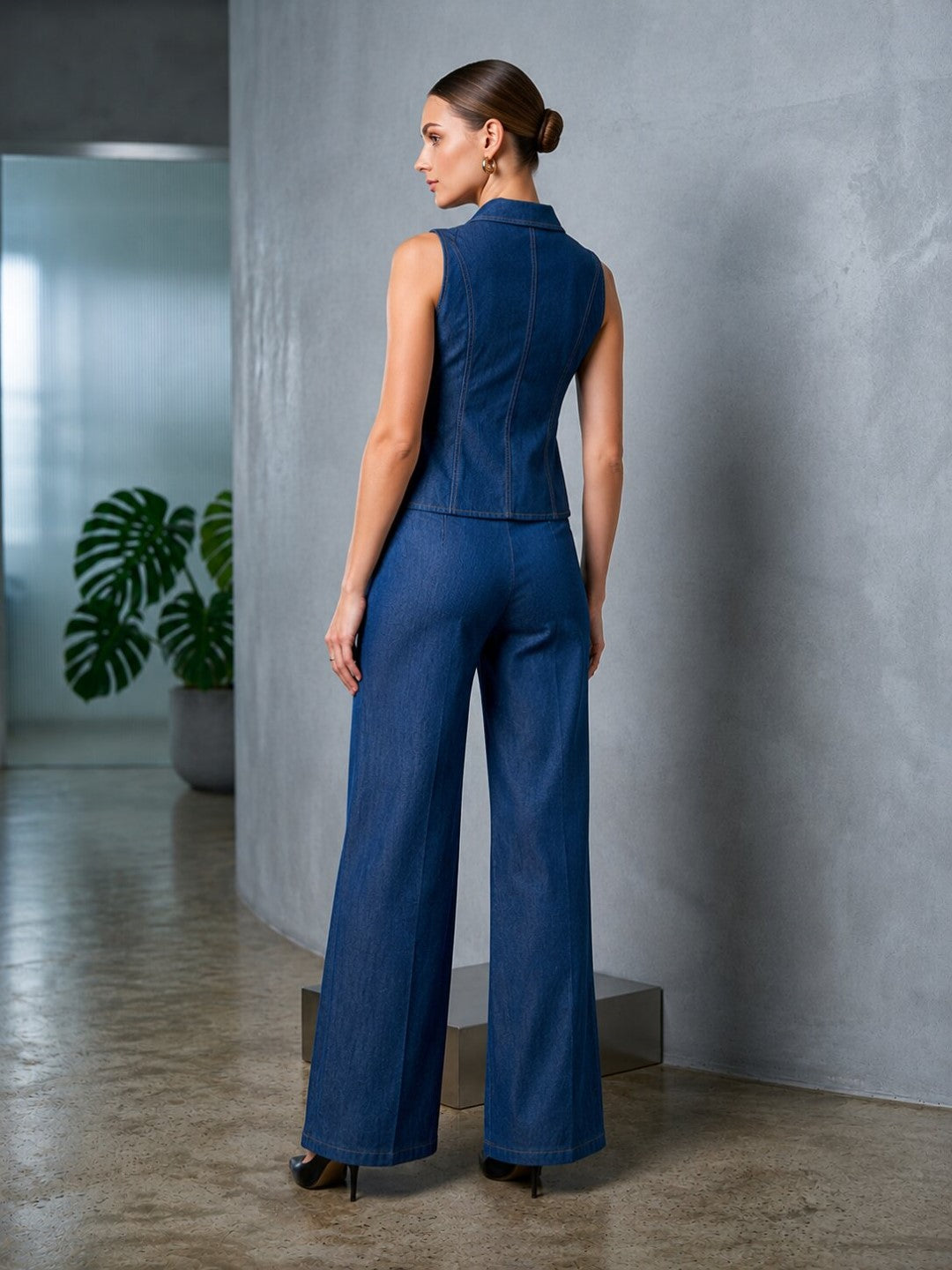 Prisha Cloud Denim Co-ord Set