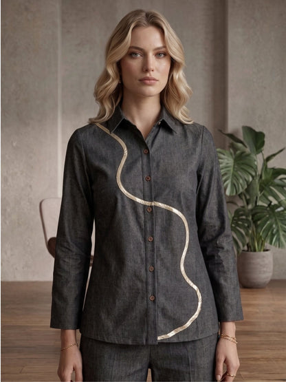 Prisha Denmark Denim Co-Ord Set