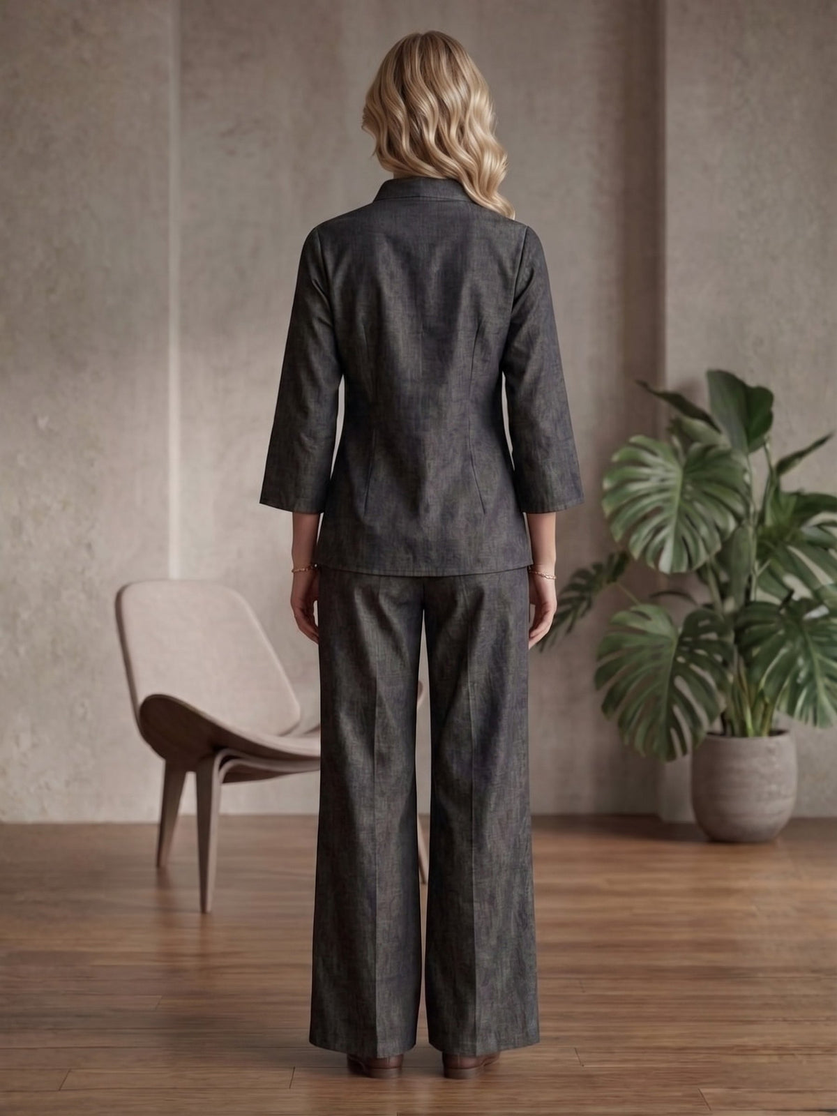 Prisha Denmark Denim Co-Ord Set
