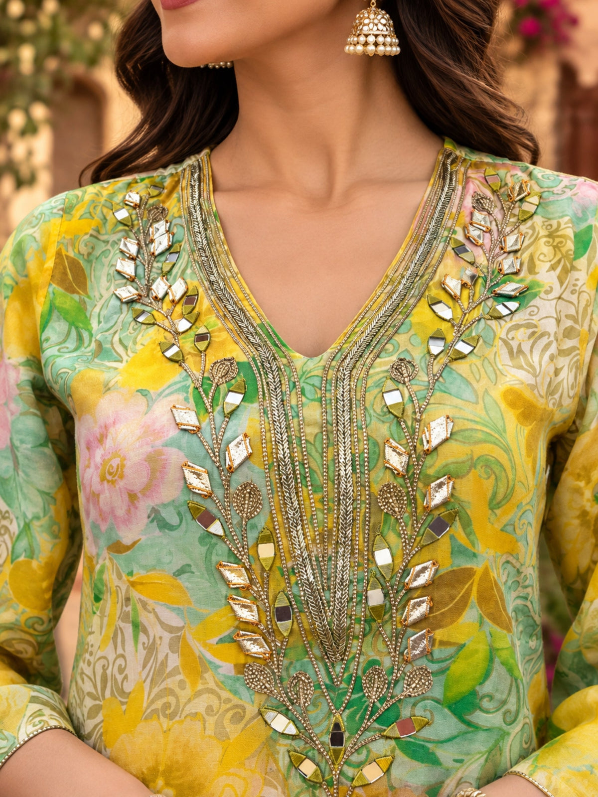 Prisha Dijon Work Destive Co-Ord Set