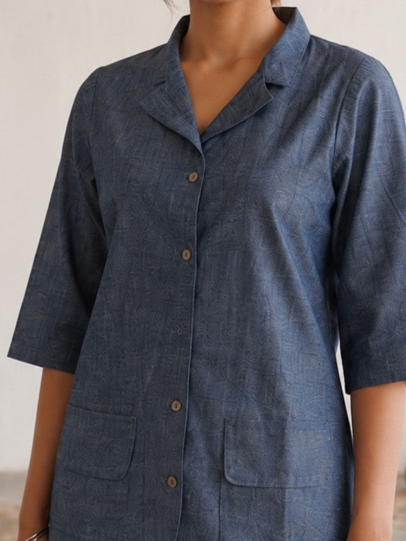 Prisha Korea Denim Co-Ord Set