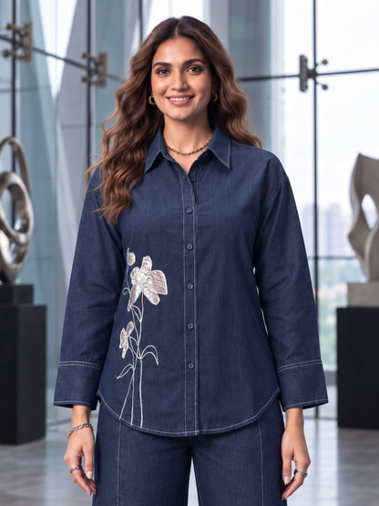 Prisha Madrid Denim Co-Ord Set